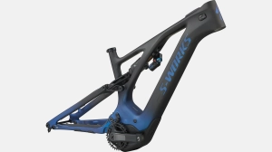 2022 Specialized S-Works TURBO Levo 29" Carbon Frameset - S6, BLUE GHOST GRAVITY FADE / BLACK / LIGHT SILVER