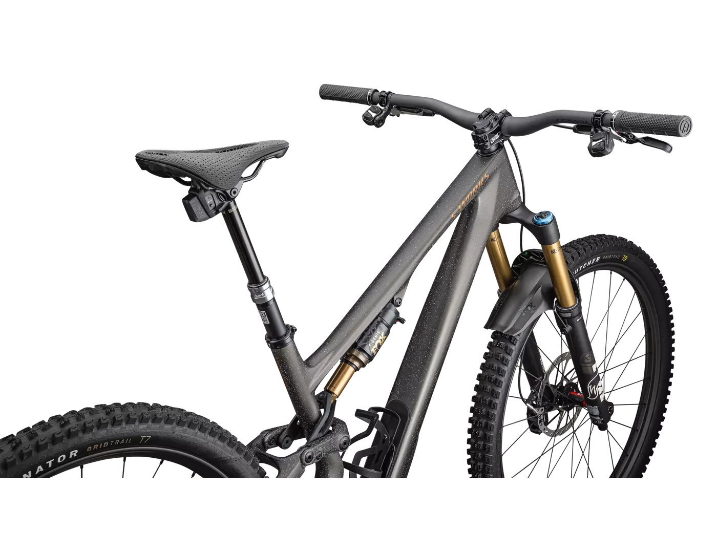 2025 Specialized S-Works Stumpjumper 15 29/27.5" Bike - S1, Satin Gunmetal / Clay / White Mtn / Dove Grey / Gloss Bronze