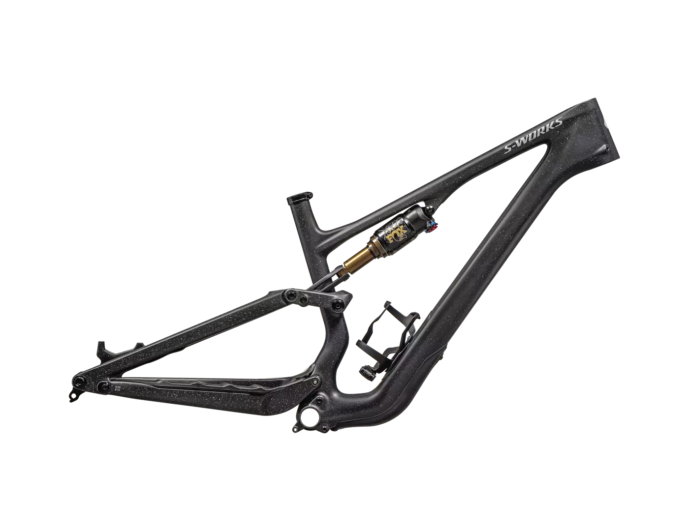 2025 Specialized S-Works Stumpjumper 15 29/27.5" Frameset - S1, Satin Nrly Blk / Cool Grey / Obsidian / Satin Dove Grey