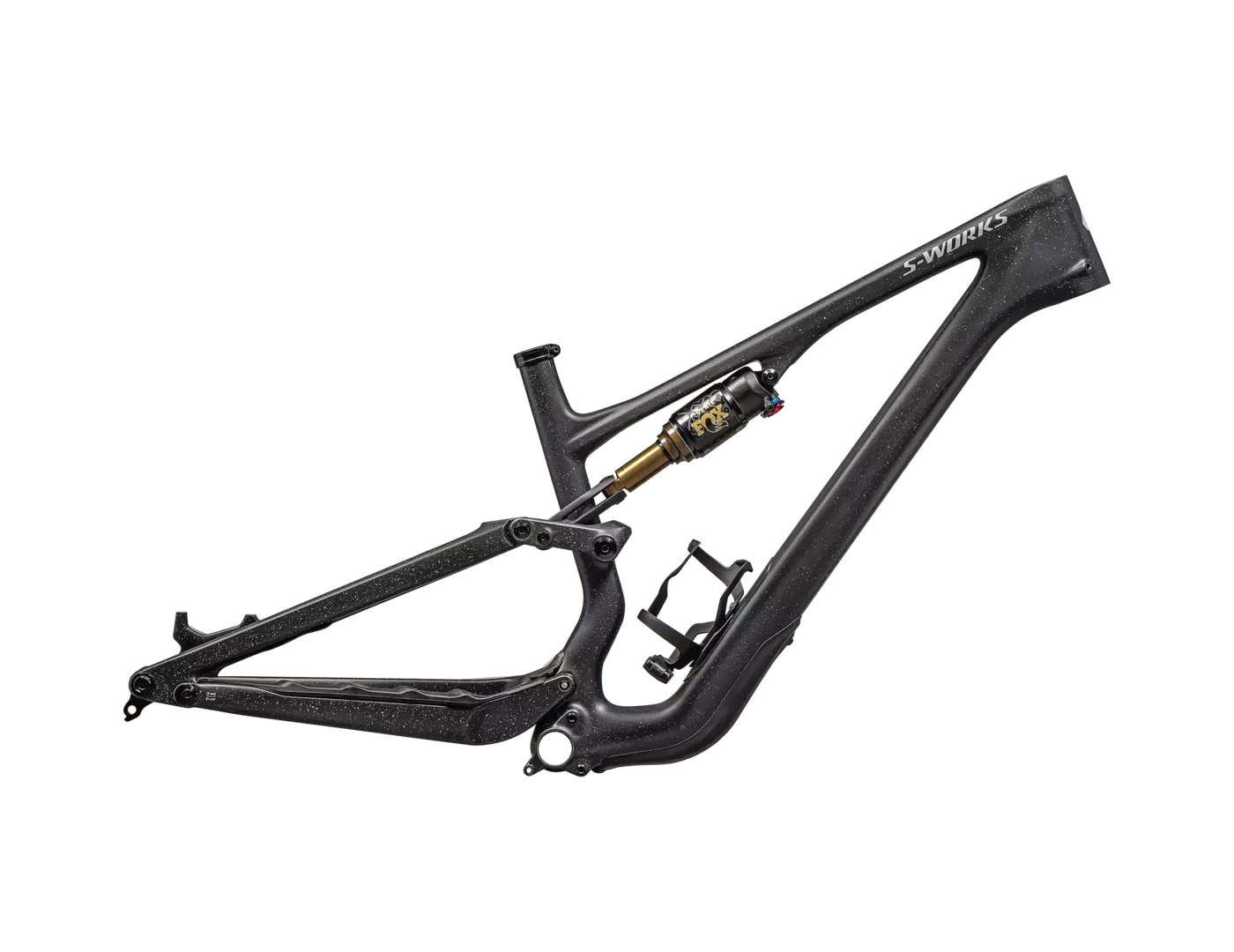 2025 Specialized S-Works Stumpjumper 15 29/27.5" Frameset - S1, Satin Nrly Blk / Cool Grey / Obsidian / Satin Dove Grey