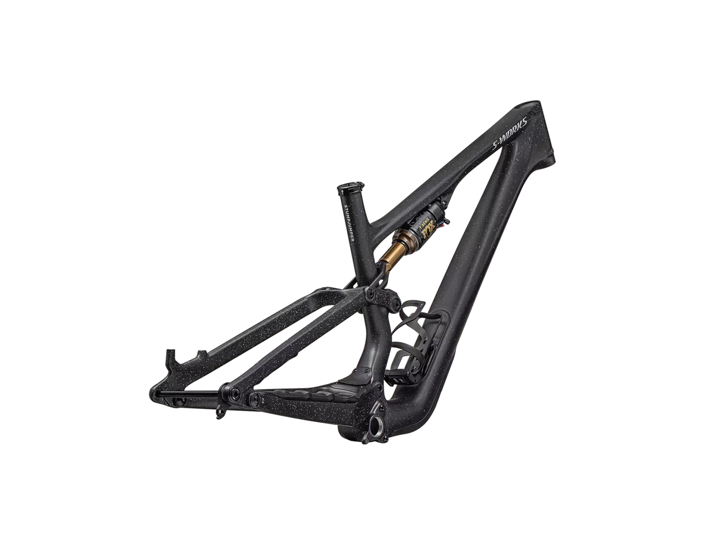 2025 Specialized S-Works Stumpjumper 15 29/27.5" Frameset - S1, Satin Nrly Blk / Cool Grey / Obsidian / Satin Dove Grey