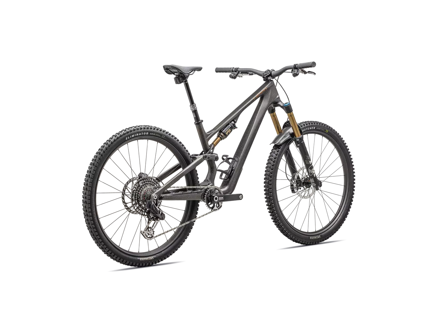 2025 Specialized S-Works Stumpjumper 15 29" Bike - S4, Satin Gunmetal / Clay / White Mtn / Dove Grey / Gloss Bronze