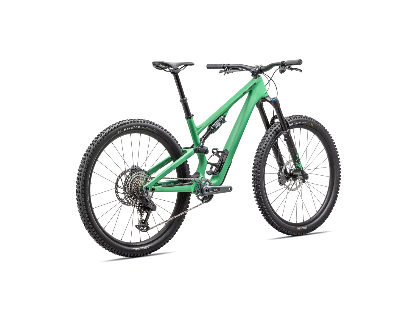 2025 Specialized Stumpjumper 15 Expert 29/27.5 Bike - S1, Satin Electric Green / Satin Forest Green