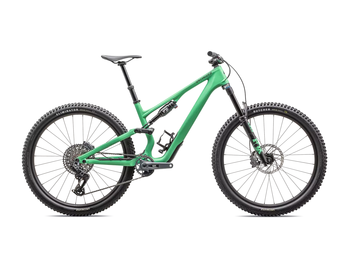 2025 Specialized Stumpjumper 15 Expert 29/27.5 Bike - S1, Satin Electric Green / Satin Forest Green