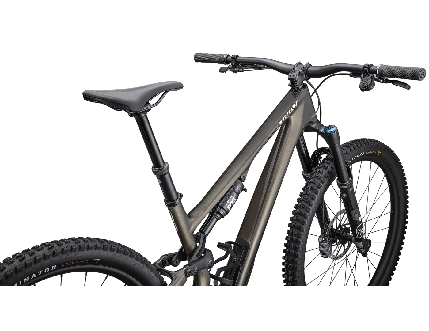 2025 Specialized Stumpjumper 15 Expert 29/27.5 Bike - S2, Gloss Gunmetal / White Mountains