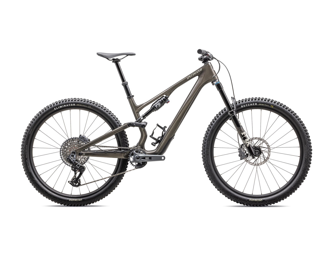 2025 Specialized Stumpjumper 15 Expert 29/27.5 Bike - S2, Gloss Gunmetal / White Mountains