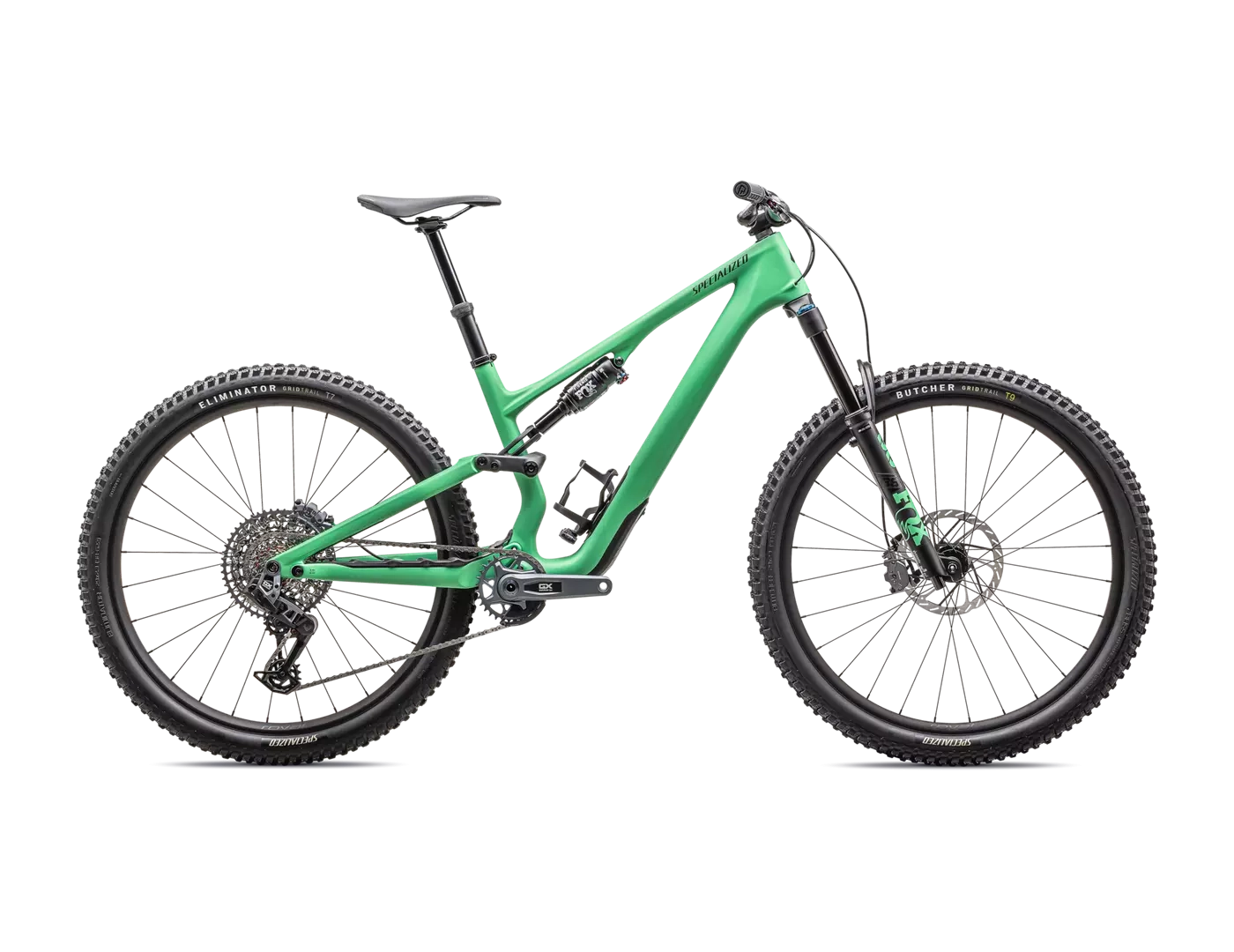 2025 Specialized Stumpjumper 15 Expert 29" Bike - S5, Satin Electric Green / Satin Forest Green