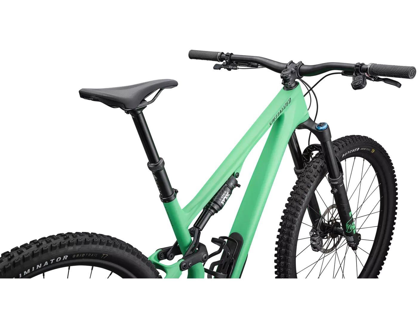 2025 Specialized Stumpjumper 15 Expert 29" Bike - S5, Satin Electric Green / Satin Forest Green