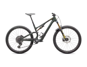 2025 Specialized Stumpjumper 15 Pro 29/27.5 Bike - S1, Satin Green Tint / Gunmetal / Satin Metallic Sulphur