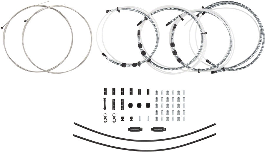 2x Elite Link Shift Cable Kit SRAM/Shimano Polished Ultra-Slick Cables