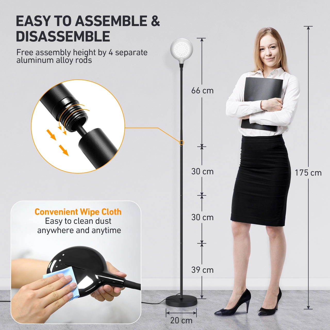 461AB LED Floor Lamp  (UK ONLY)