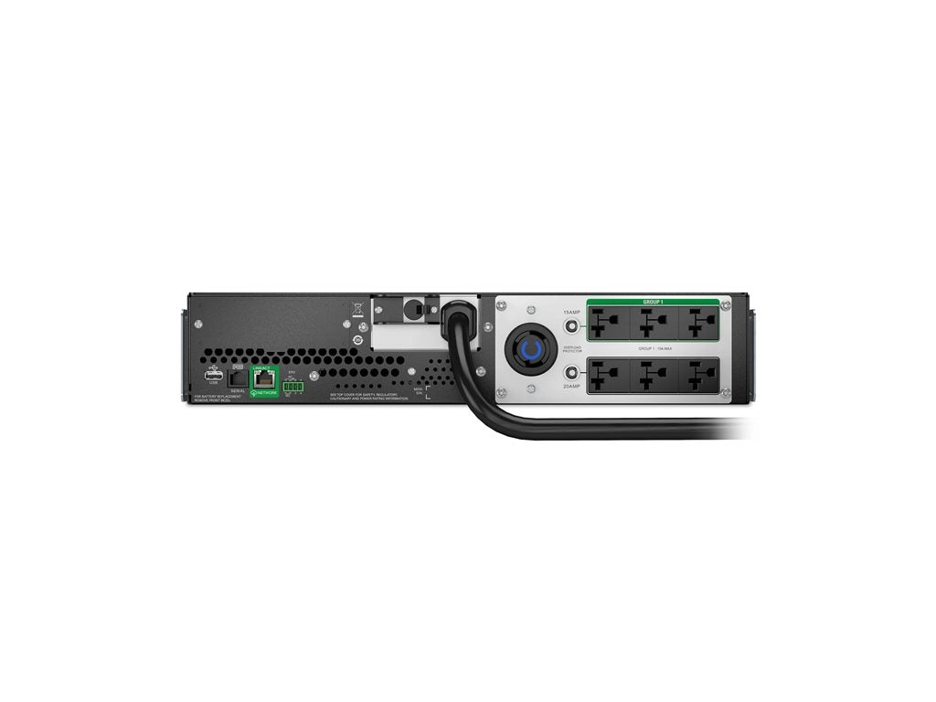 APC Smart-UPS - UPS (rack-mountable) - line Interactive, lithium-ion, 1x NEMA L5-30R 6x NEMA 5-20R outlets, SmartConnect port SmartSlot, SMTL3KRM2UCL