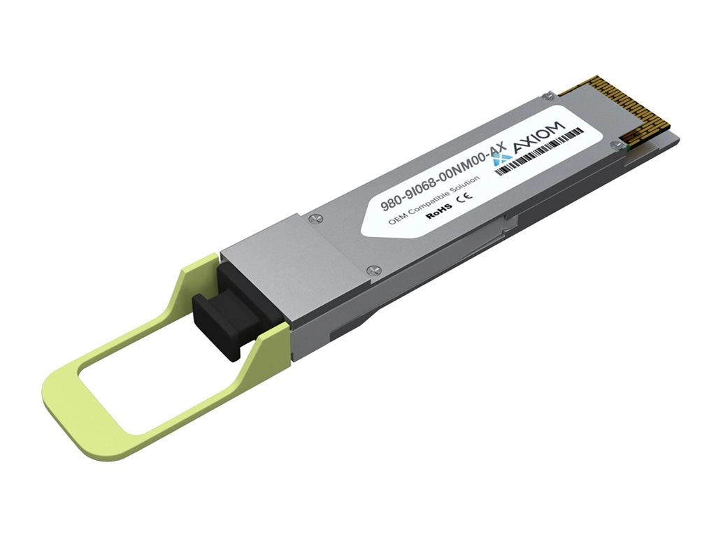 Axiom - QSFP transceiver module (equivalent to: Nvidia 980-9I068-00NM00) - 400GbE - 400GBase-DR4 - MPO-12/APC single-mode - up 980-9I068-00NM00-AX