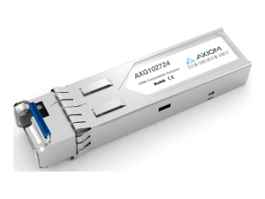 Axiom - SFP (mini-GBIC) transceiver module (equivalent to: Antaira Technologies SFP-WB10) - 1GbE - 1000Base-BX10-D - LC single-mode AXG102724