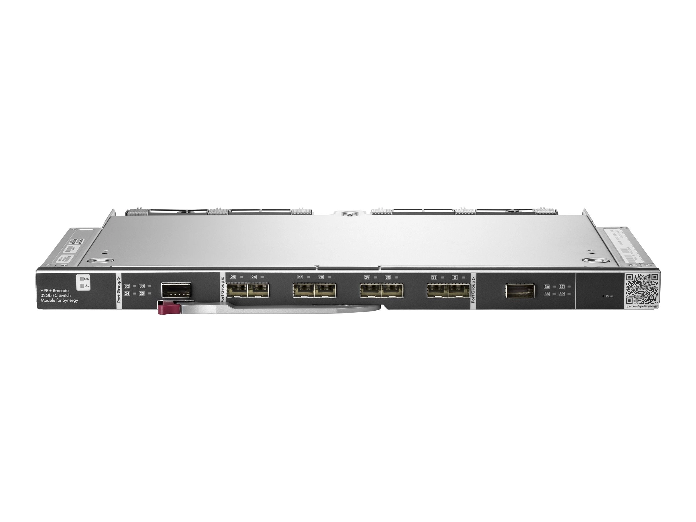 Brocade 32Gb/20 4SFP  Fibre Channel SAN Switch Module for HPE Synergy - Switch - managed - 20 x 32Gb Fibre Channel SFP    4 x Q2E56A#ABA