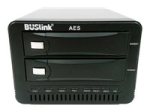 BUSlink CSX-40TB2G2R1KKB - Hard drive array - 40 TB - 2 bays - HDD 20 TB x 2 - SATA 6Gb/s, USB 3.2 Gen 2 (external) - TAA Compliant