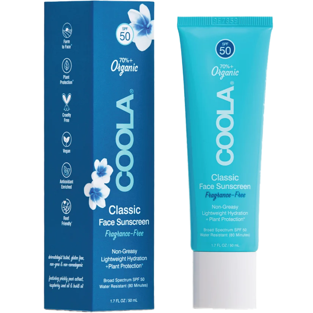 Classic Face Organic Sunscreen Lotion SPF 50