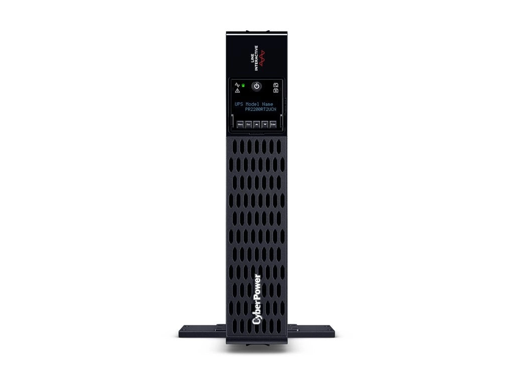 CyberPower Smart App Sinewave PR2200RT2UCN - UPS (rack-mountable / external) - AC 100-120 V - 2200 Watt - 2200 VA - 9 Ah - serial,
