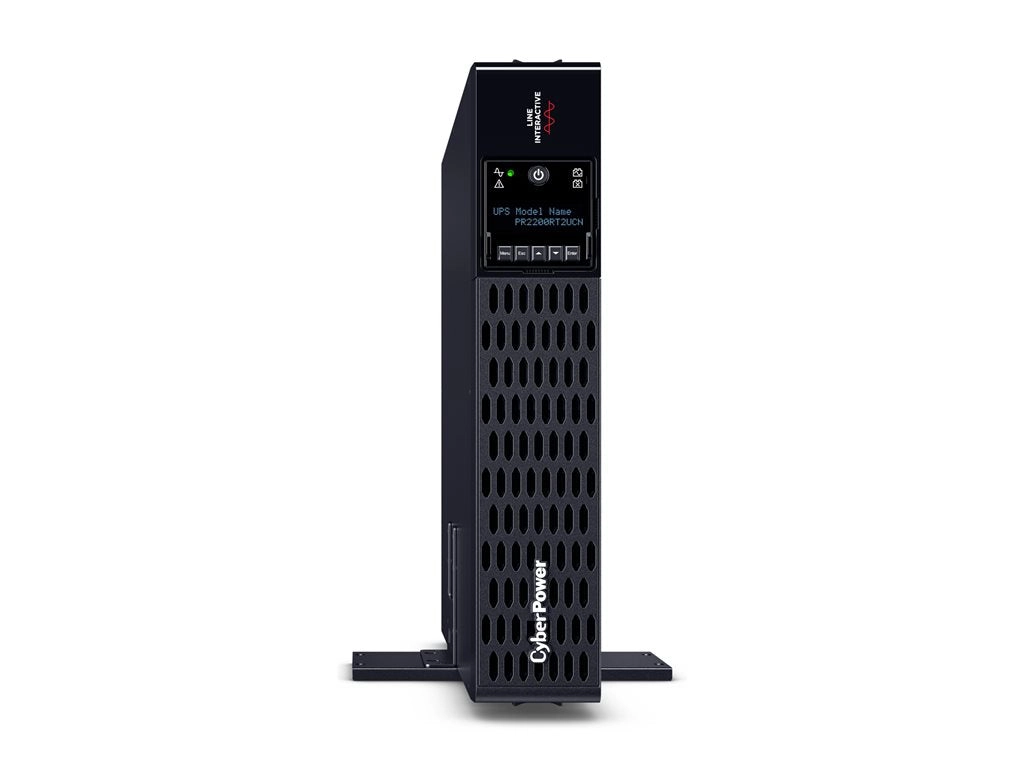 CyberPower Smart App Sinewave PR2200RT2UCN - UPS (rack-mountable / external) - AC 100-120 V - 2200 Watt - 2200 VA - 9 Ah - serial,