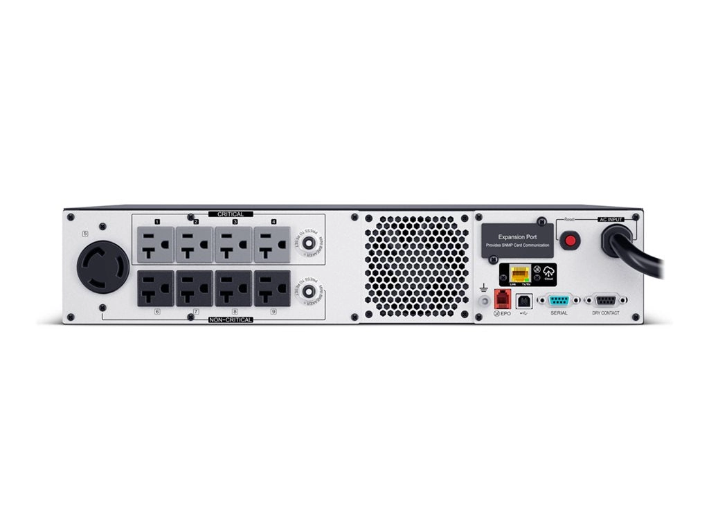 CyberPower Smart App Sinewave PRL3000RT2UC - UPS (rack-mountable / external) - AC 100-120 V - 3000 Watt - 3000 VA - 9 Ah - Ethernet,