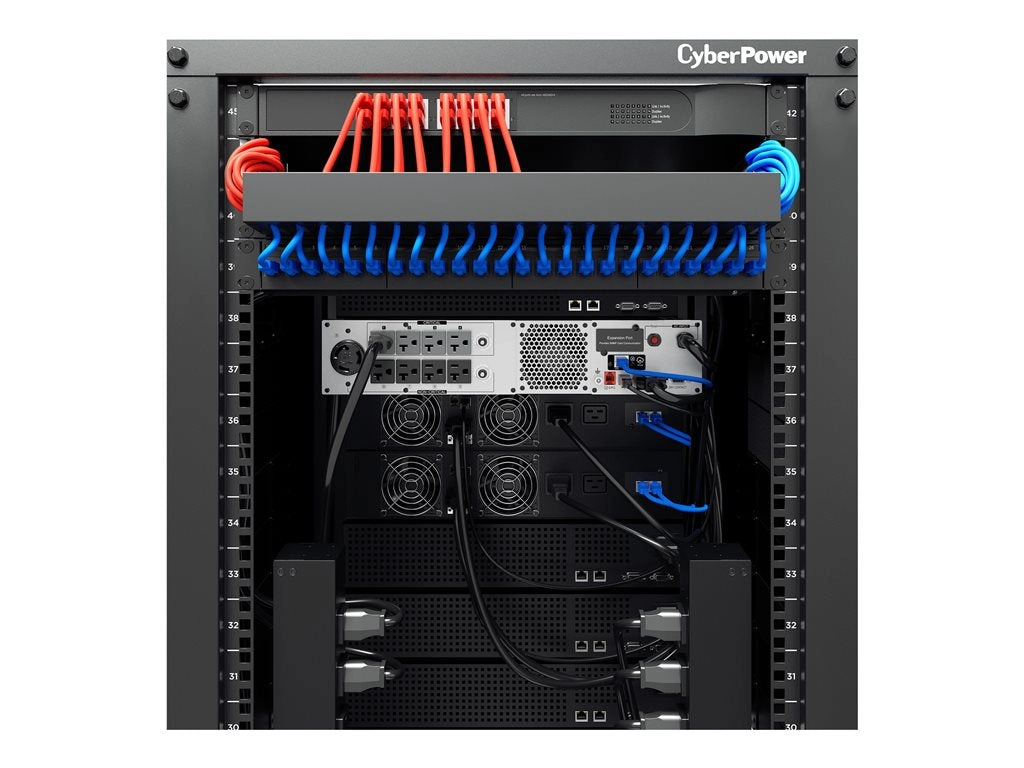 CyberPower Smart App Sinewave PRL3000RT2UC - UPS (rack-mountable / external) - AC 100-120 V - 3000 Watt - 3000 VA - 9 Ah - Ethernet,