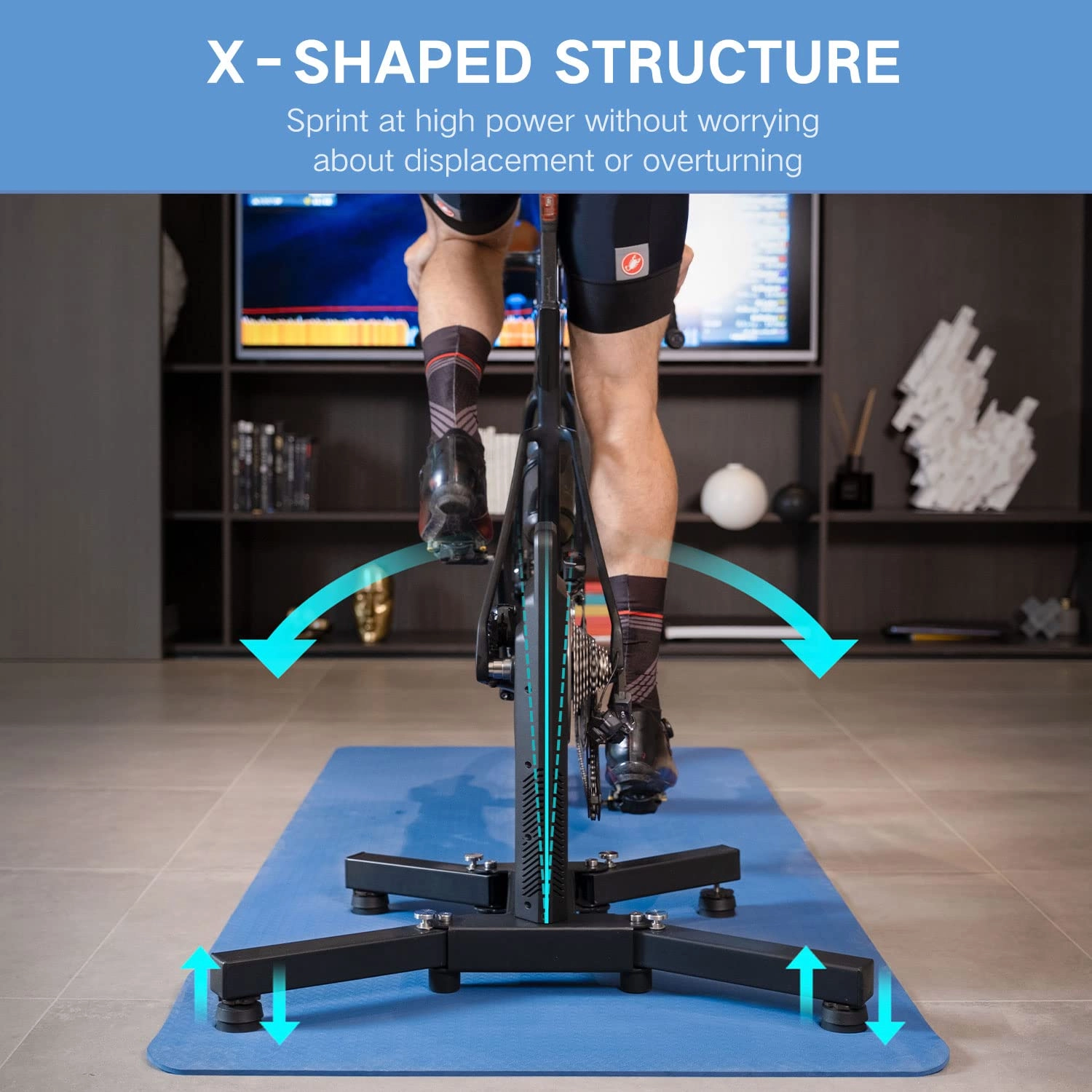 CYCPLUS T2 Indoor BLDC-Motor Drive Riding Smart Bike Trainer Compatible with Zwift APP