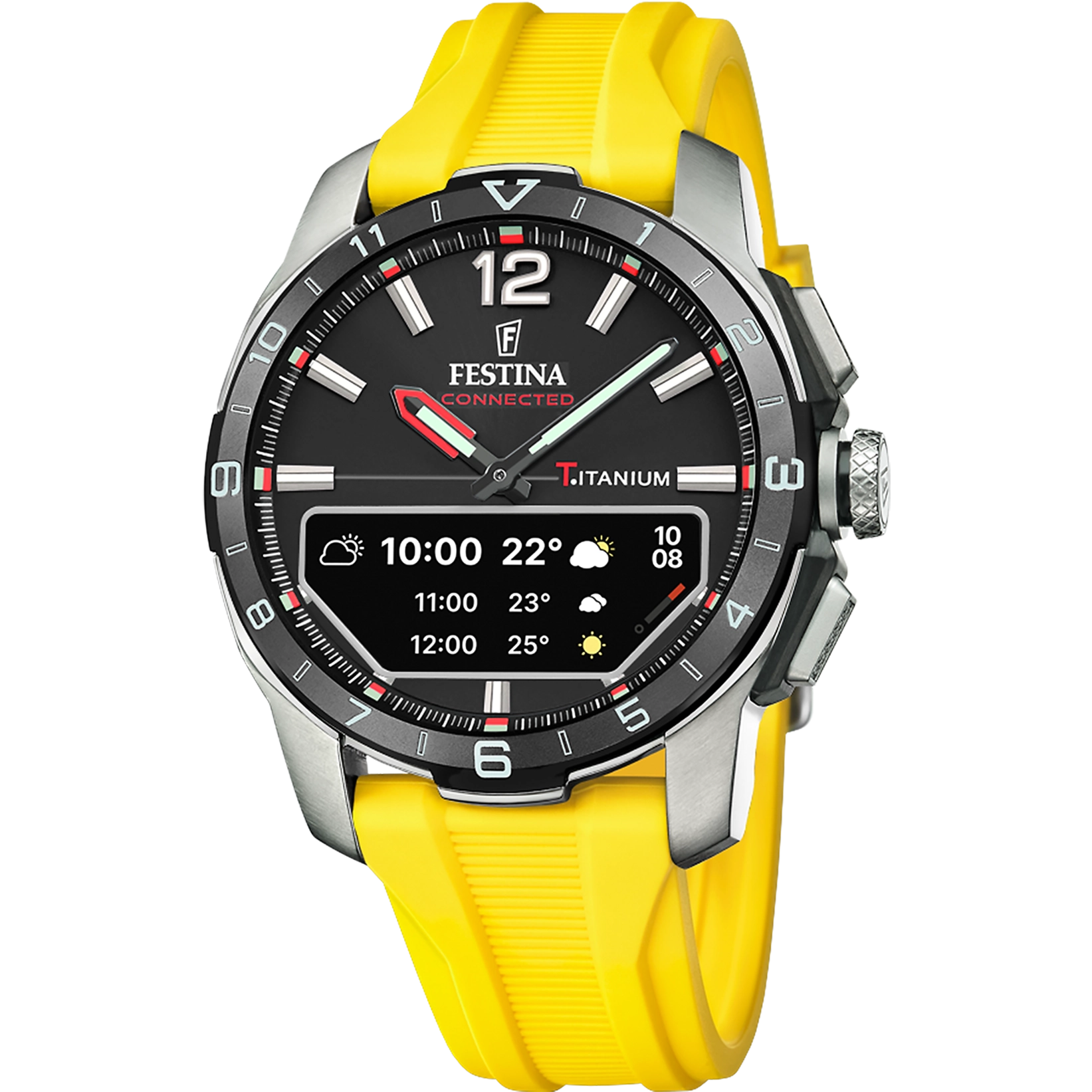 Festina Connected D Rubber Connected (Digital) Mens Watch I Model F23000/A Digital Movement