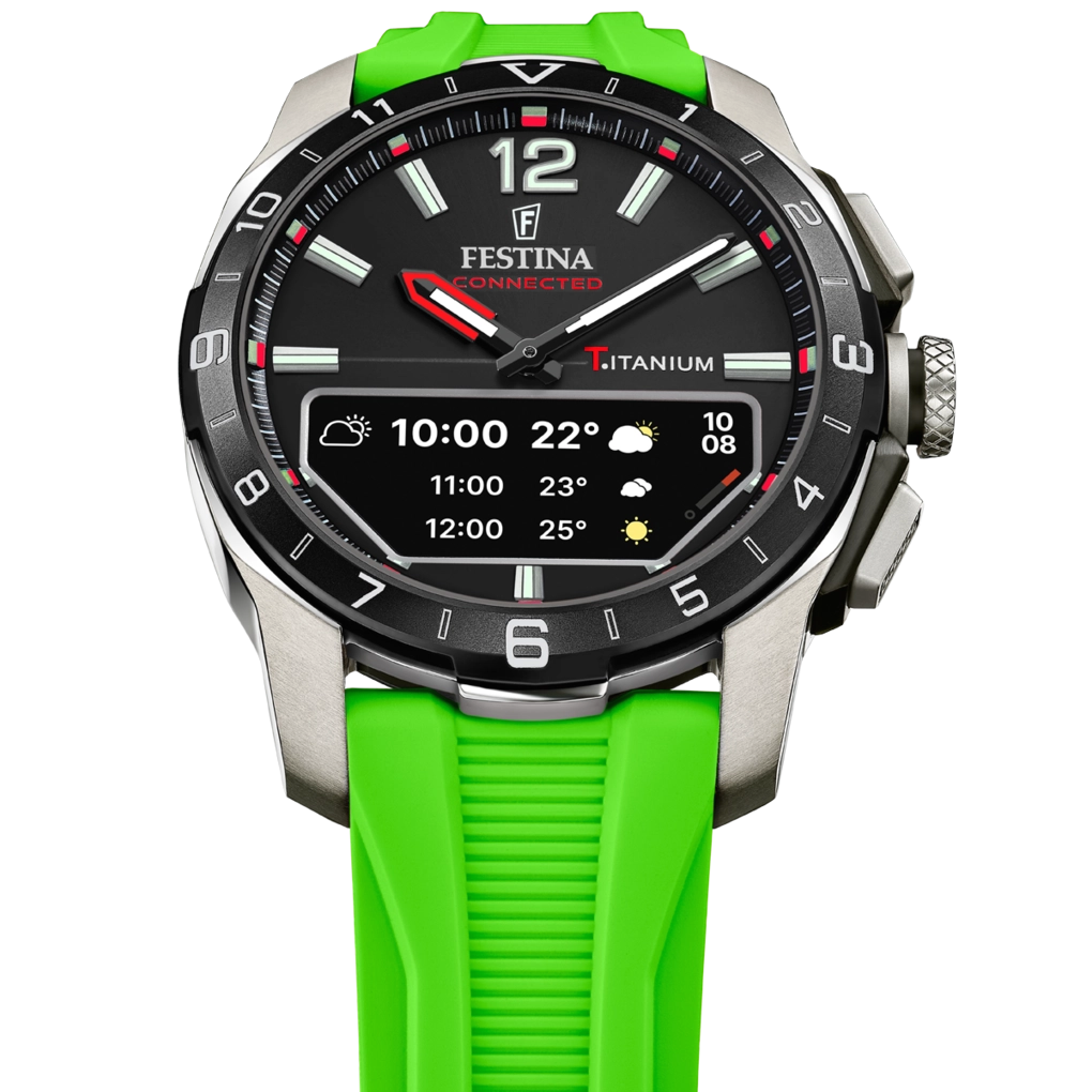 Festina Connected D Rubber Connected (Digital) Mens Watch I Model F23000/B Digital Movement
