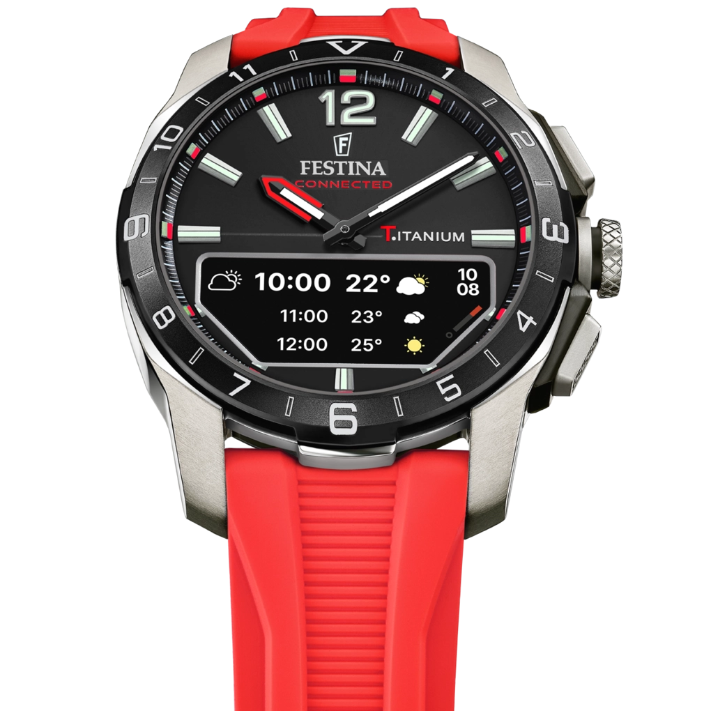 Festina Connected D Rubber Connected (Digital) Mens Watch I Model F23000/C Digital Movement