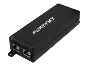 Fortinet - PoE injector - 802.3bt, midspan, 2.5/5/10 Gigabit Ethernet - AC 100-240 V - 60 Watt - output connectors: 1 GPI-145