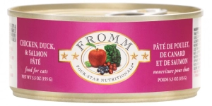 Fromm Four-Star Chicken, Duck & Salmon Pate Canned Cat Food