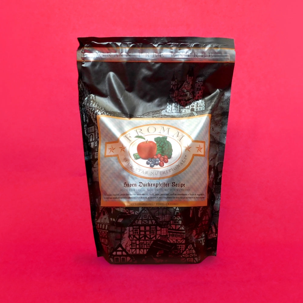 Fromm Four Star Grain Free Hasen Duckenpfeffer Dry Dog Food
