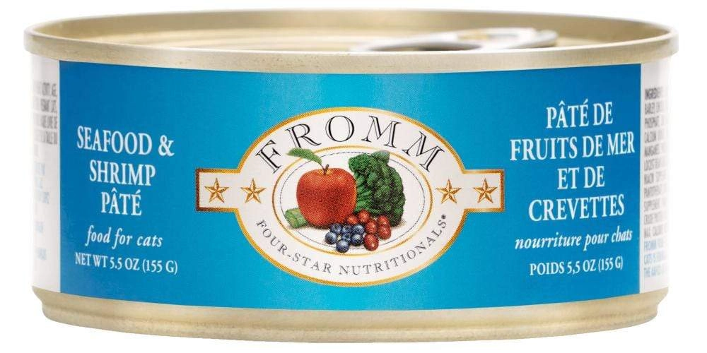 Fromm Four-Star Seafood & Shrimp Pate Canned Cat Food