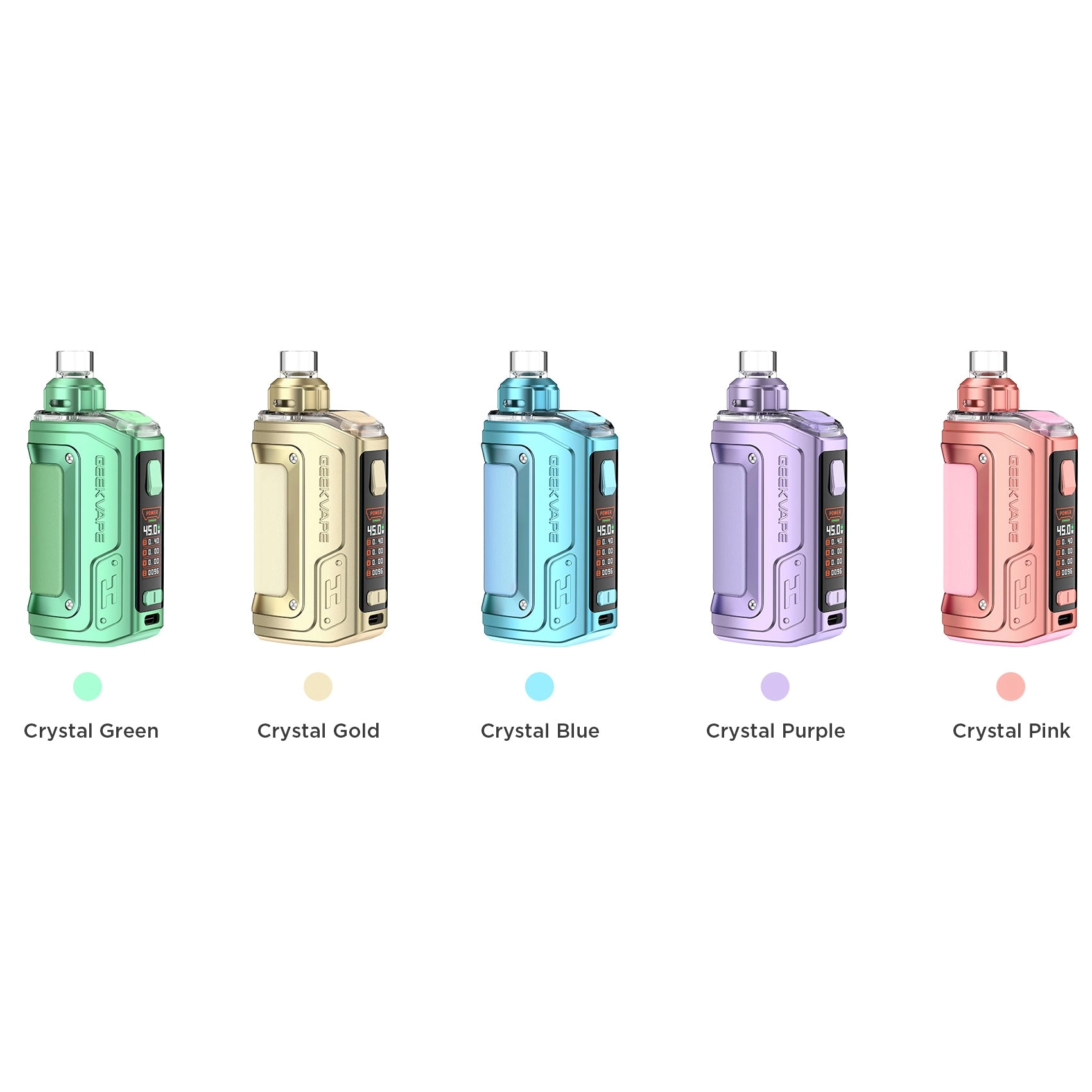 Geekvape H45 (Aegis Hero 2) Pod Mod Kit Crystal Edition
