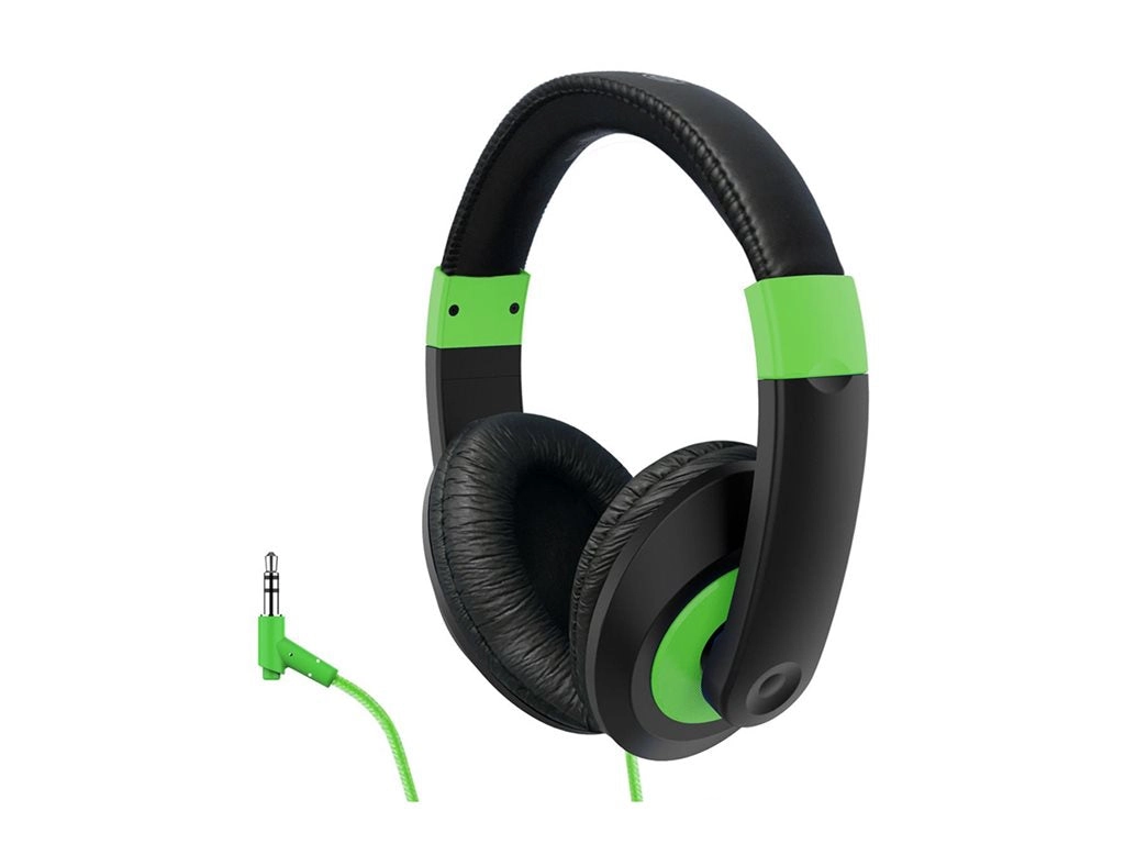 Hamilton Buhl Smart-Trek - Headphones - full size - wired - 3.5 mm jack - noise isolating - green ST1GN