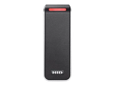 HID Signo 20 PIV - Access control terminal - pigtail connection - wired - Clock-and-Data/serial RS-485/Wiegand - black with silver 20HNKS-03-00059X