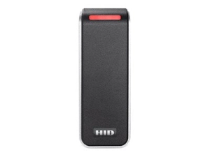 HID Signo 20 PIV - Access control terminal - pigtail connection - wired - Clock-and-Data/serial RS-485/Wiegand - black with silver 20HNKS-03-00059X