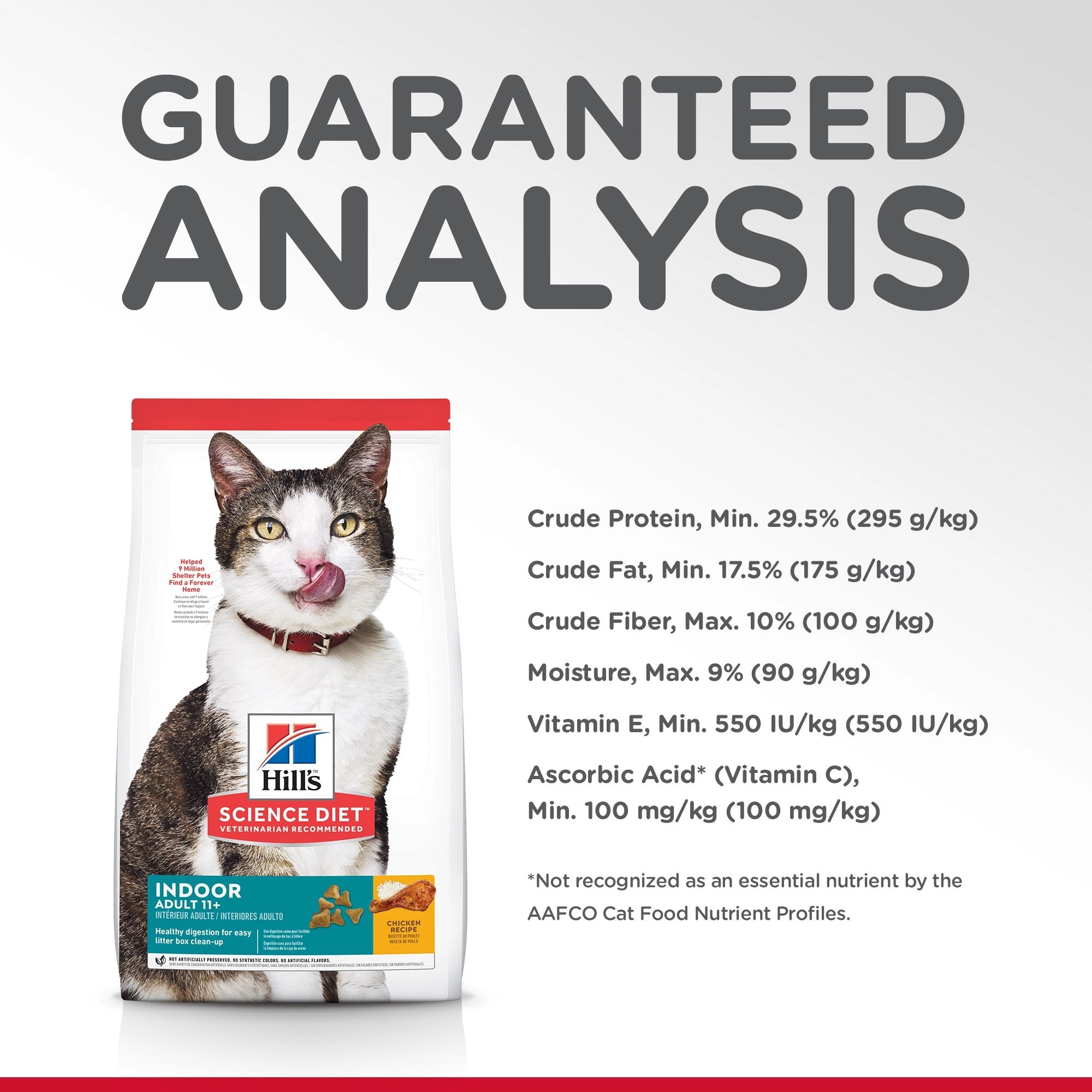 Hill's Science Diet Indoor Senior 11  Dry Cat Food, Chicken Recipe
