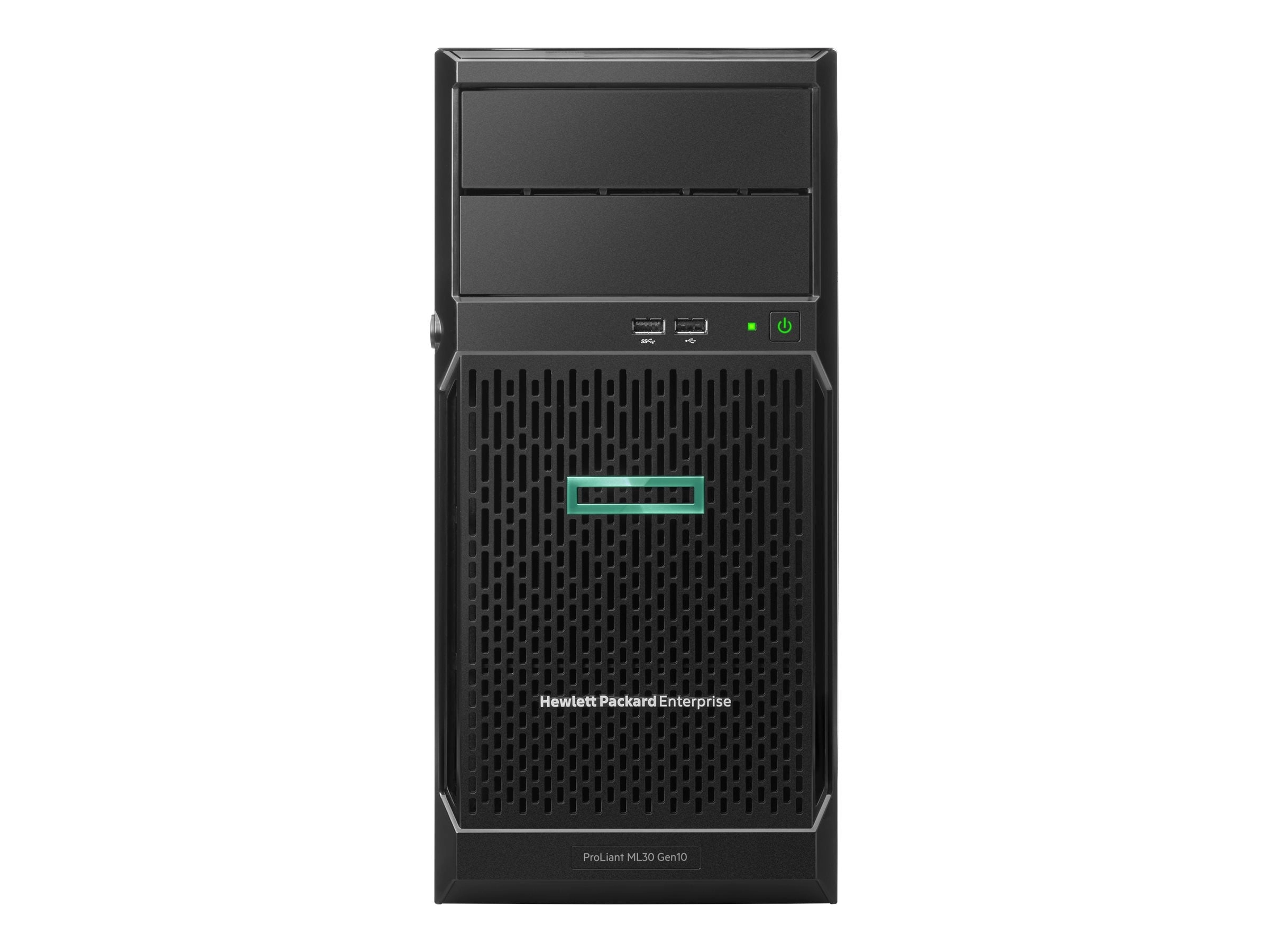 HPE ProLiant ML30 Gen10 - Server - tower 4U - 1-way - no CPU up to - RAM 0 GB - SATA - hot-swap 3.5 bay(s) - no HDD - Matrox P06761R-B21#ARS