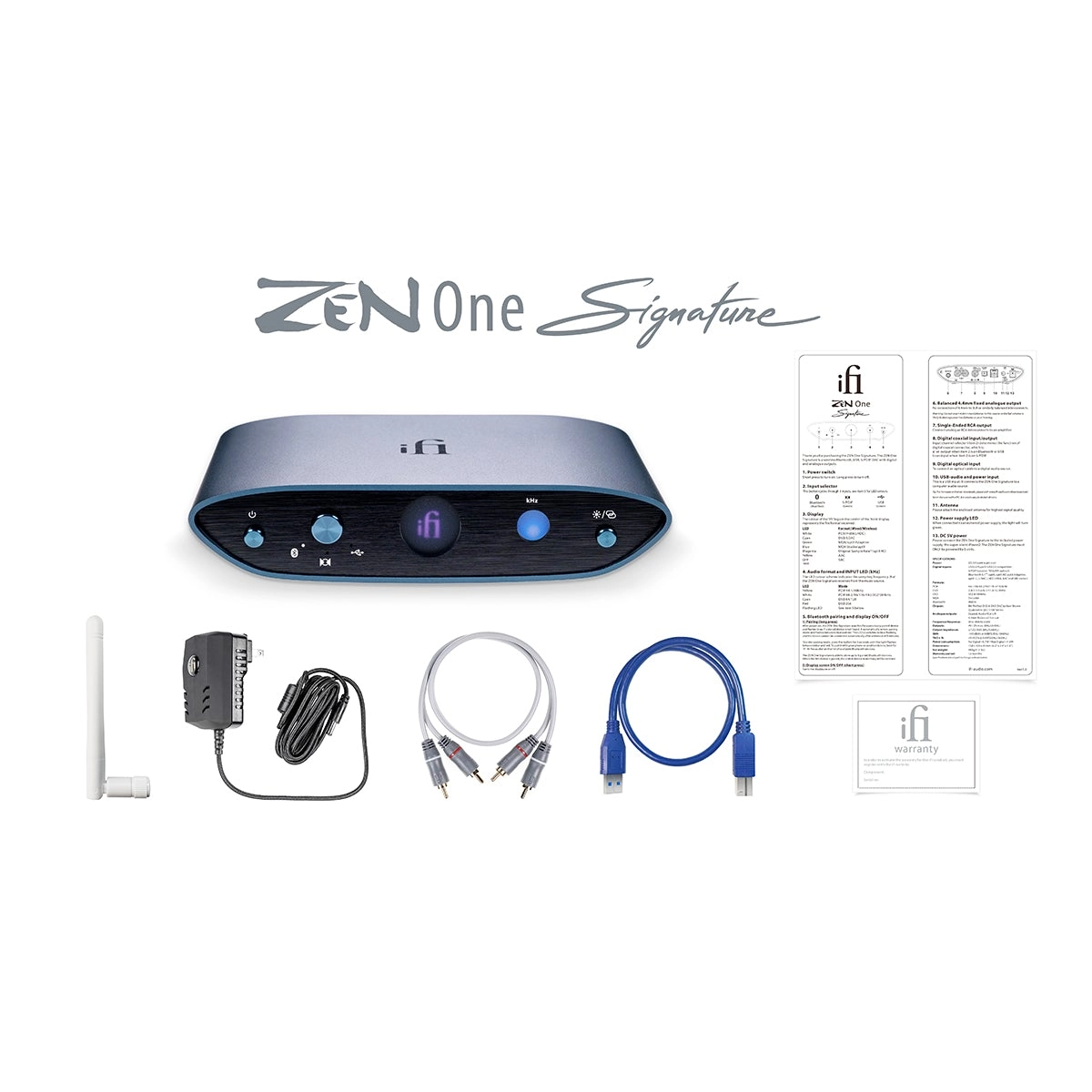 iFi ZEN One Signature HD Bluetooth S/PDIF DAC (Open Box)