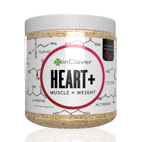 InClover BioVibrant Heart Health Powder Supplement for Dogs & Cats