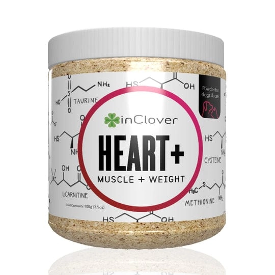 InClover BioVibrant Heart Health Powder Supplement for Dogs & Cats