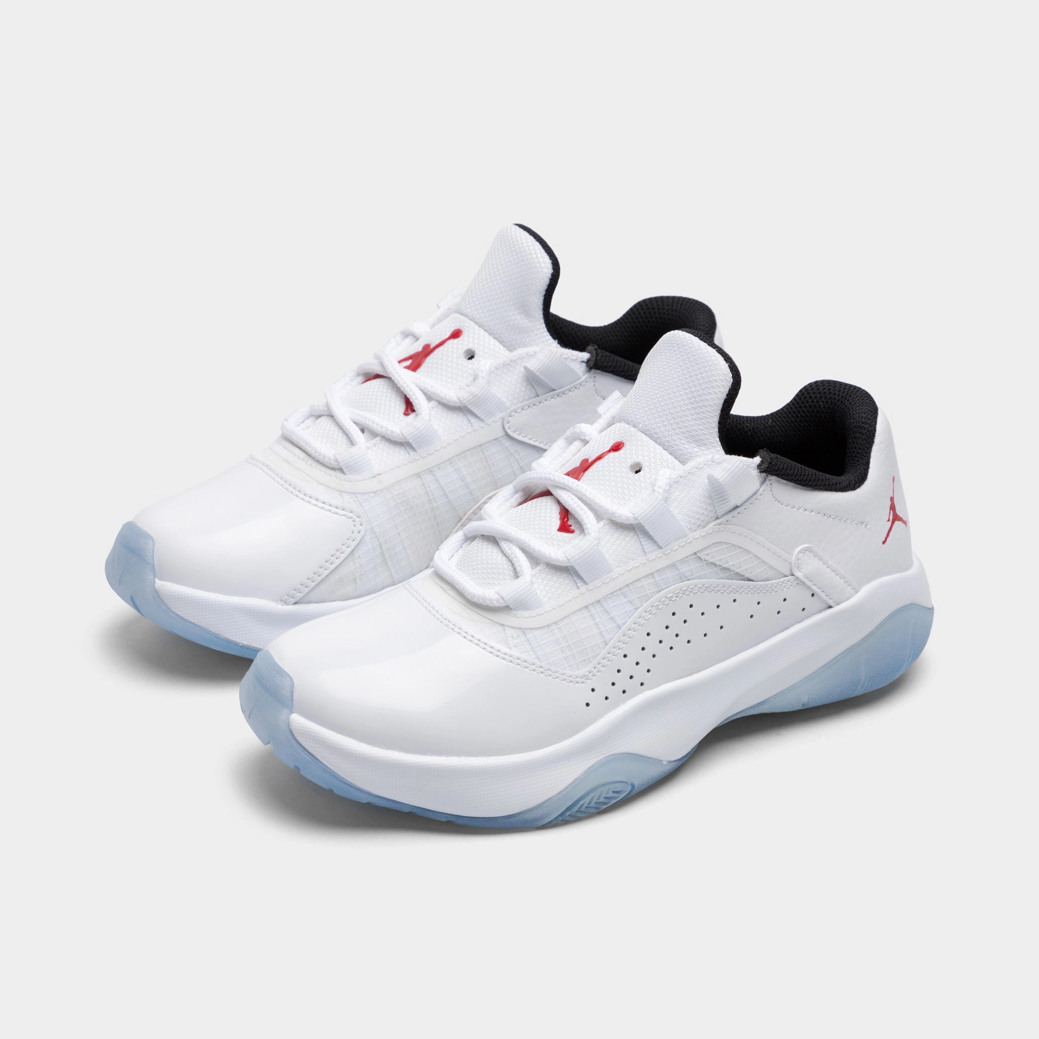 Jordan 11 CMFT Low GS White / Varsity Red - Black