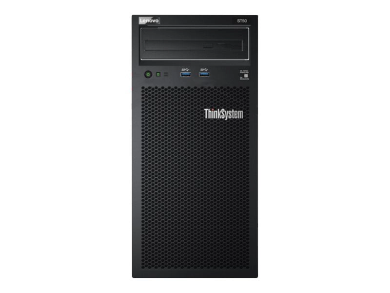 Lenovo ThinkSystem ST50 7Y48 - Server - tower - 4U - 1-way - 1 x Xeon E-2276G / up to 4.9 GHz - RAM 16 GB - no HDD - UHD Graphics 7Y48A04NNA