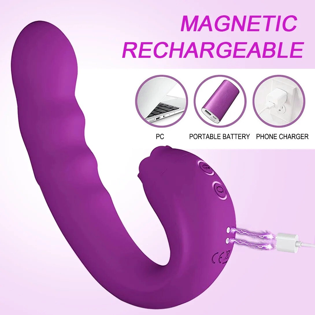 Lilian G Spot Vibrator 3 in 1 Tongue Licking Vibrator