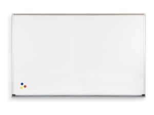 MooreCo El Grande - Whiteboard - wall mountable - 60 in x 144.02 in - porcelain steel - magnetic - low gloss white - anodized 202AN-26