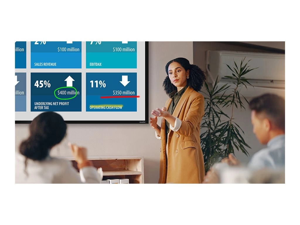 Newline TT-6524ZPRO - 65 Diagonal Class Z Pro Series LED-backlit LCD display - interactive digital signage - with touchscreen