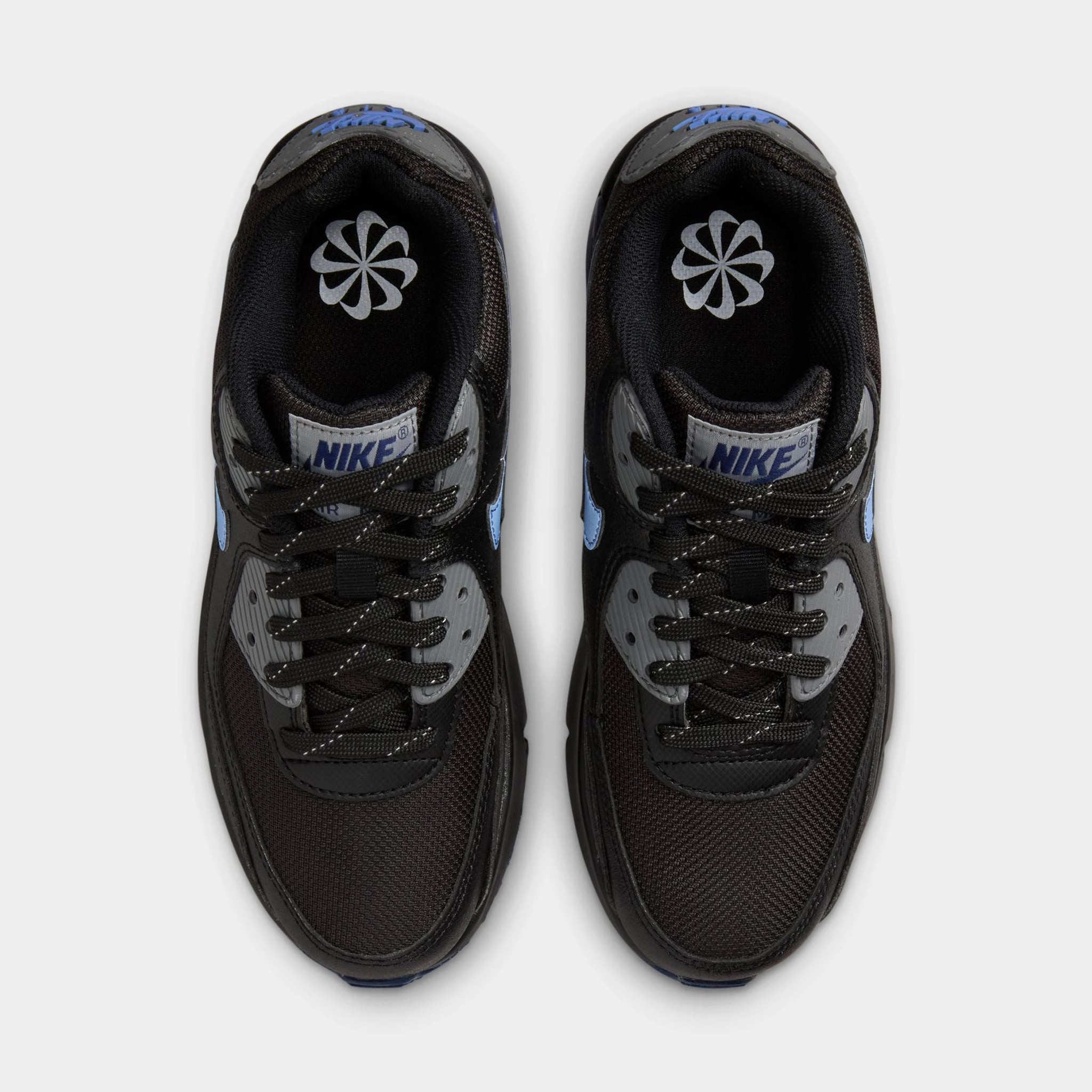 Nike Air Max 90 GS Black / Midnight Navy - Smoke Grey