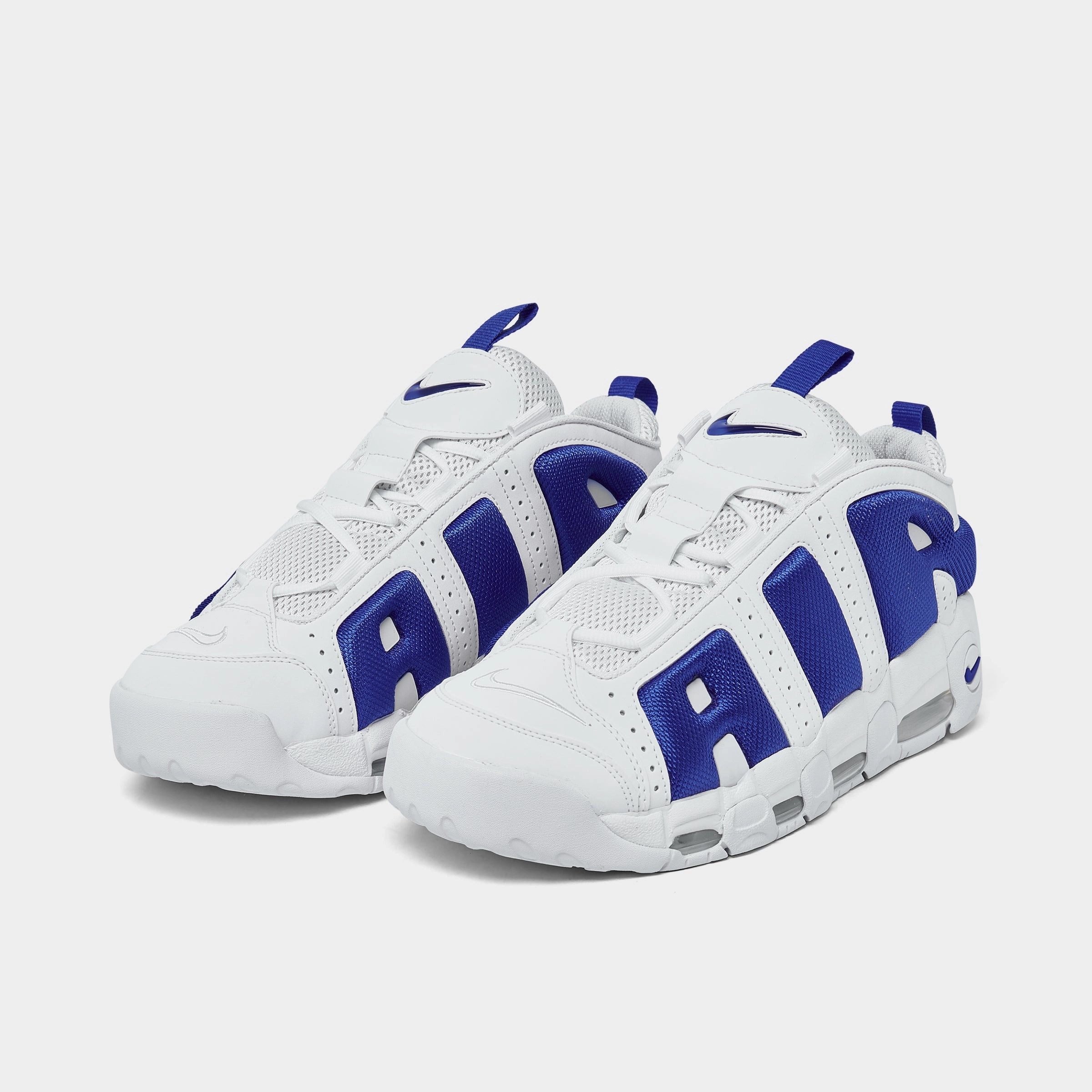Nike Air More Uptempo Low White / Hyper Royal - Psychic Blue