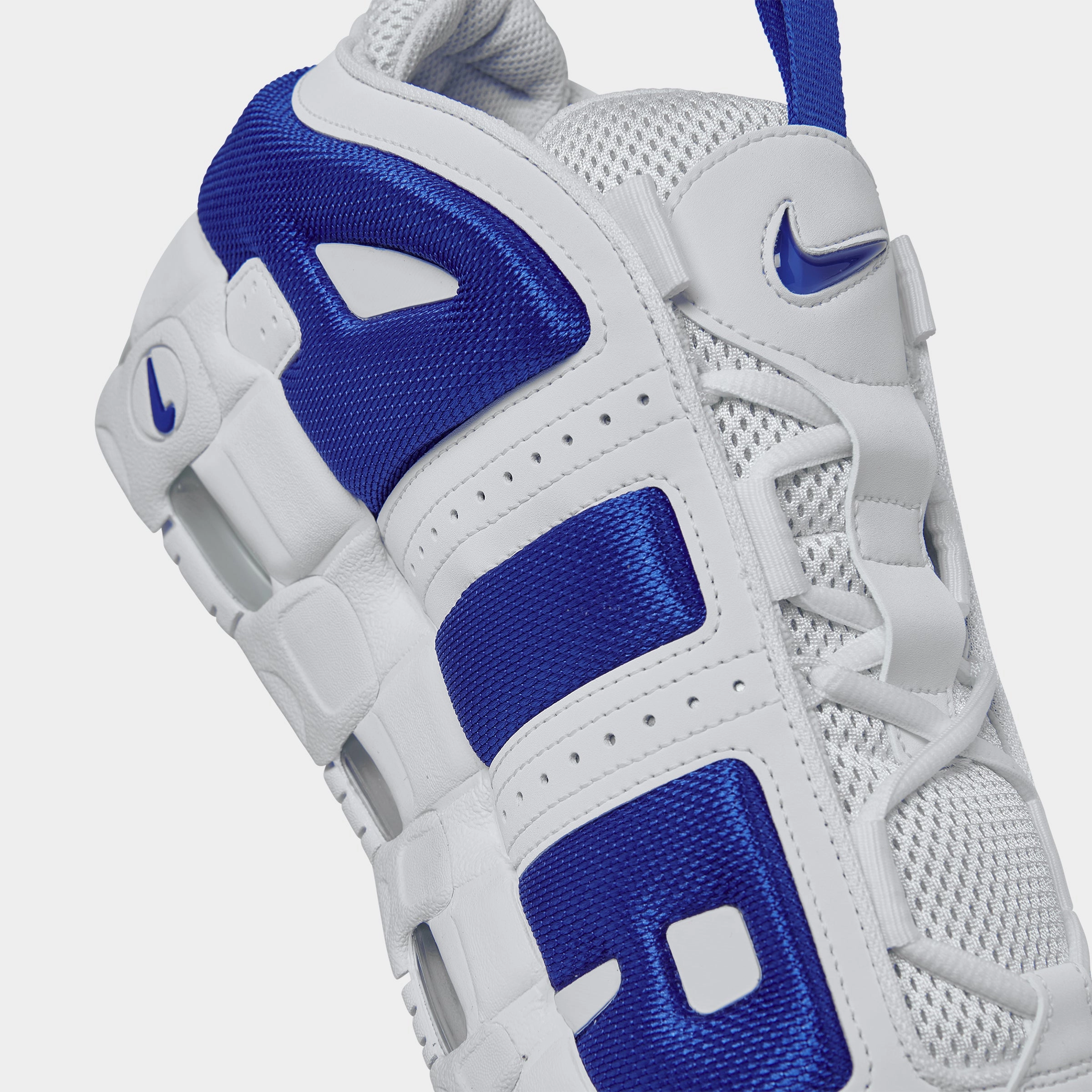 Nike Air More Uptempo Low White / Hyper Royal - Psychic Blue